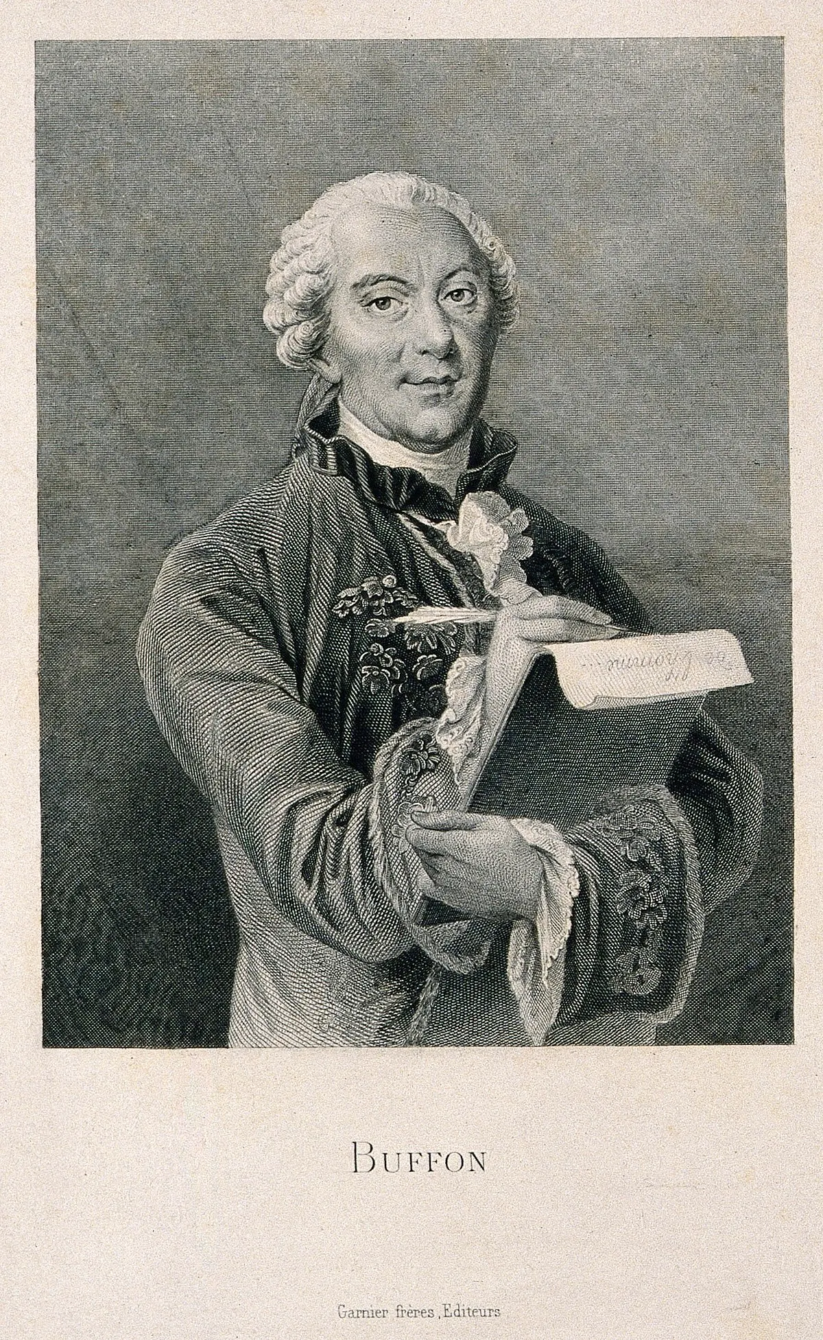 Portrait of Georges-Louis Leclerc, Comte de Buffon, French naturalist and mathematician (1707–1788)