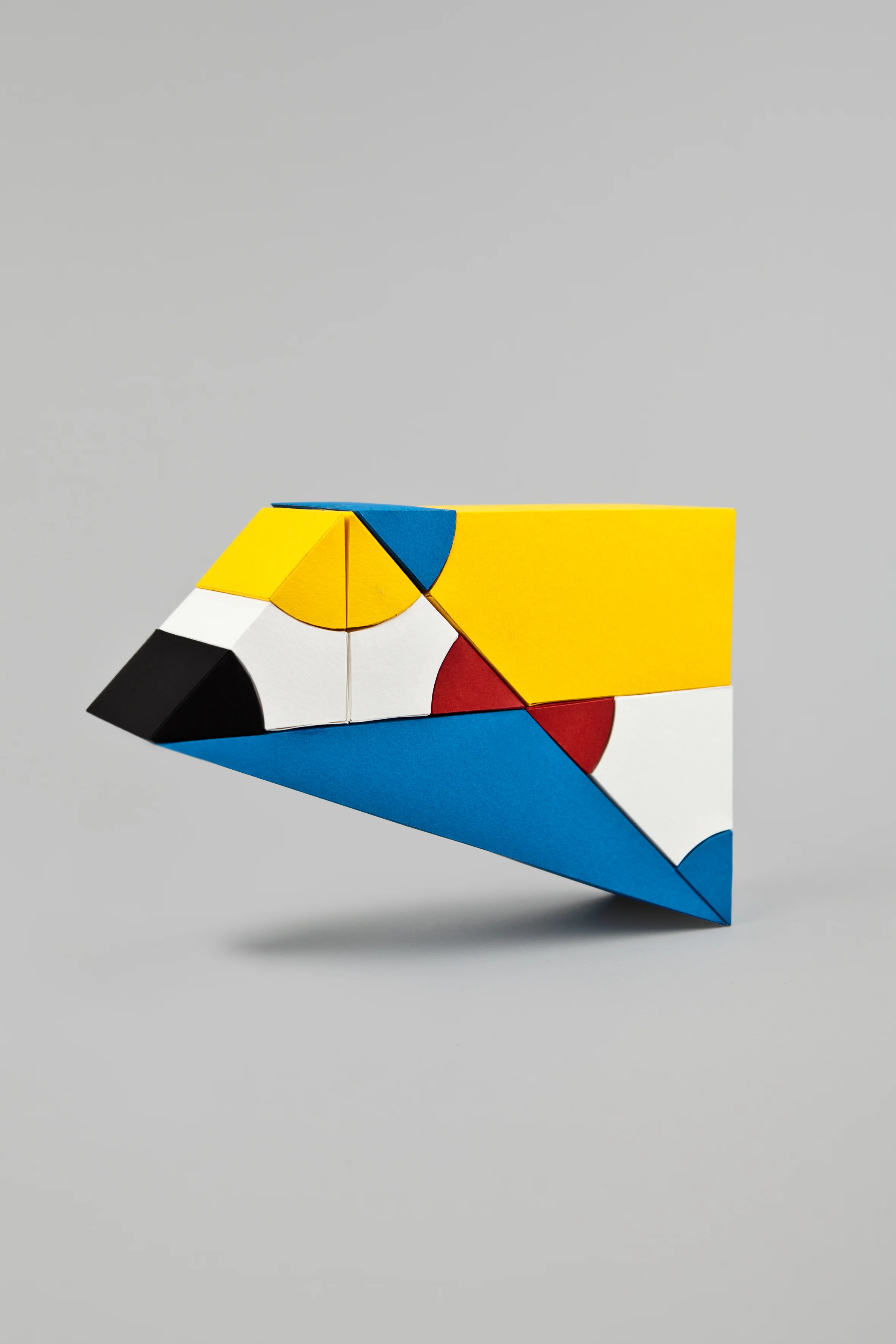 Finished Here’s Looking at Euclid paper model assembled from a printed template